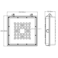 dlc etl cETL listed 60W 80W 100w 120w 140w 150w LED Slim Canopy Light high efficient 130lm/w super bright 5 years low price